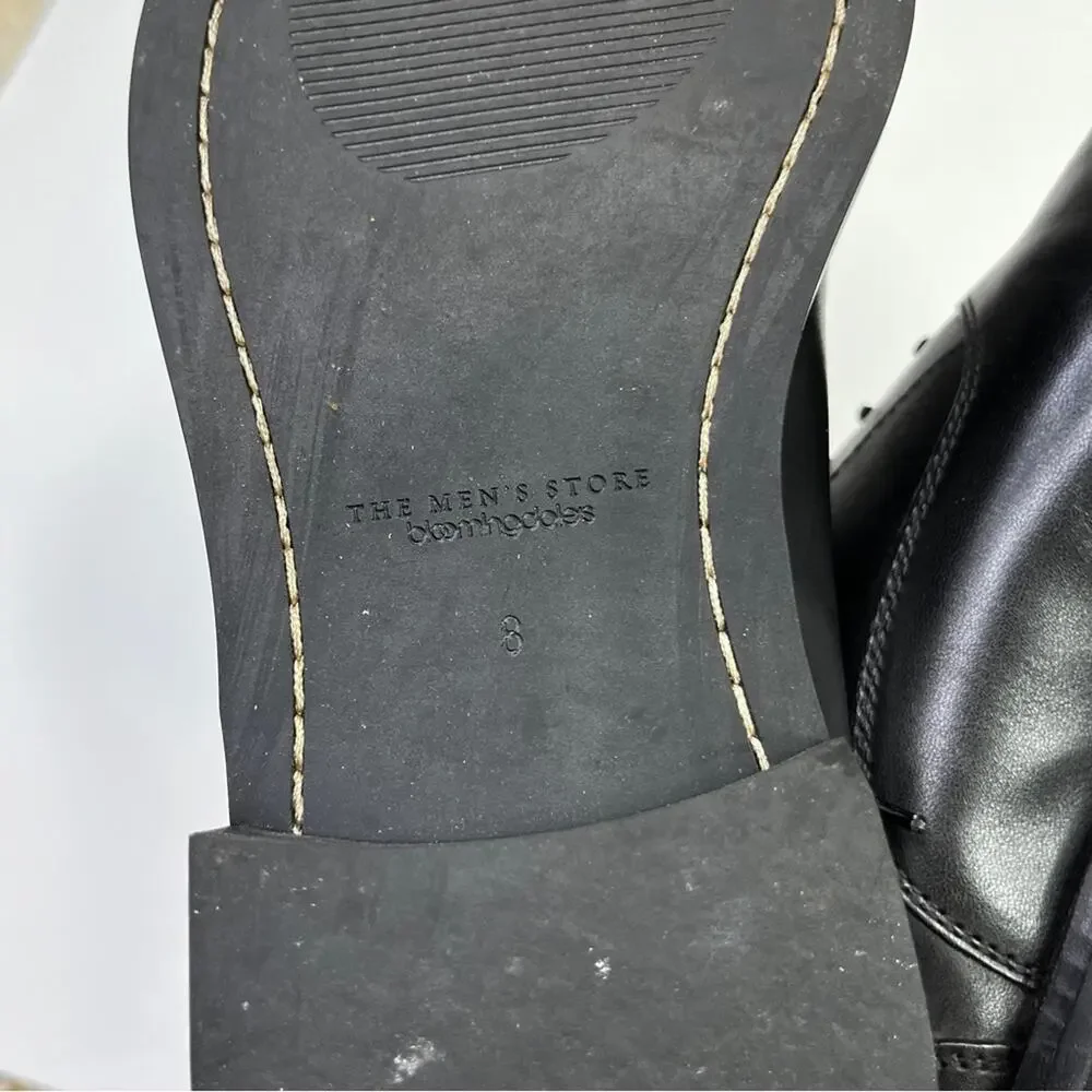 The Men's Store at Bloomingdale's Cap Toe Oxford shoes black - 8